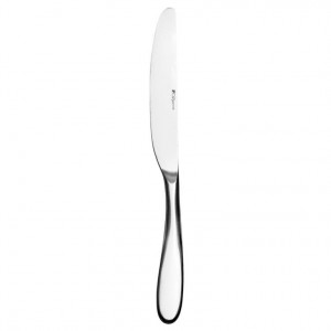 Dessert knife solid handle serrated