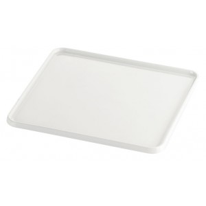 White enamelled porcelain trays GN 1/2