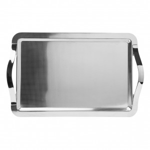 Serving tray with handles 60x40cm