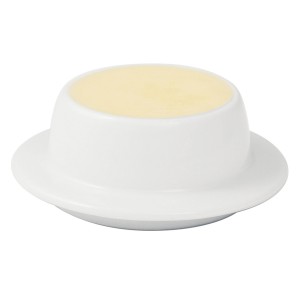 Butter dish base porcelain
