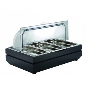 Cutlery holder with 3 compartments.