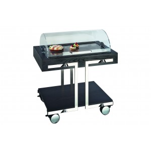 Refrigerated patisserie trolley.