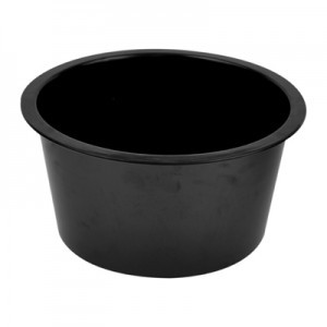Black Melamine Barrel Bowl Insert  3.9L
