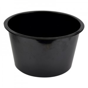 Black Melamine Barrel Bowl Insert Dia303x170mmH 8L