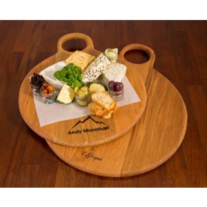 Charcuterie Round Board (L) Weathered finish