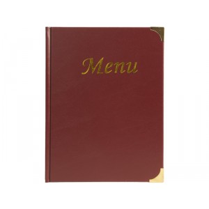 Securit Basic A4 menu holder, 4 fixed inserts (displays 8 A4 pages)