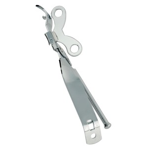 Chrome plated butterfly can opener