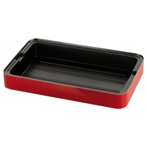 Red refrigerated set + plastic tray