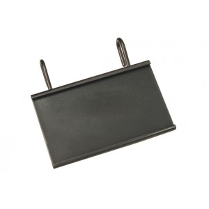 Hanging Card Holder for Wire Baskets, holds 3.5" x 2" card