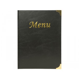 Securit Basic A4 menu holder, 4 fixed inserts (displays 8 A4 pages)