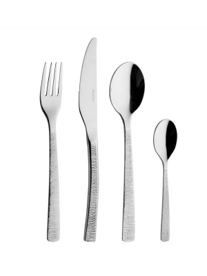 Guy Degrenne Astree Cisele Miroir Stainless Steel Cutlery set for 24 place settings