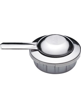Spring Paste burner, stainless steel - Round, with fine flame adjustment, for Spring FIRE fuel gel, 80 g goblet.