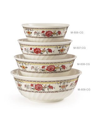 2.3 qt. (2.3 qt. Rim-Full), 9" Fluted Bowl, 3.5" Deep