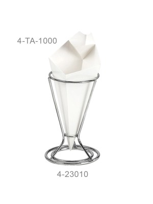 Modernist Fry Cone, 4" dia., 6.25" Tall