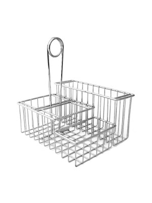 8" x 6.75" 4-Compartment Caddy, 9" Tall