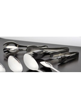 9" Stainless Steel Salad Tong w/ Mirror Finish