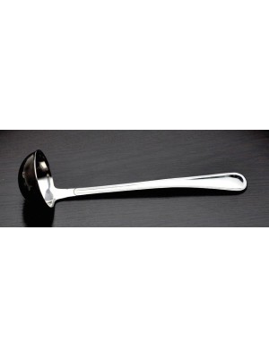 1 oz., 13.5" Stainless Steel Oval Ladle w/ Mirror Finish 1 oz., 13.5" Stainless Steel Oval Ladle w/ Mirror Finish