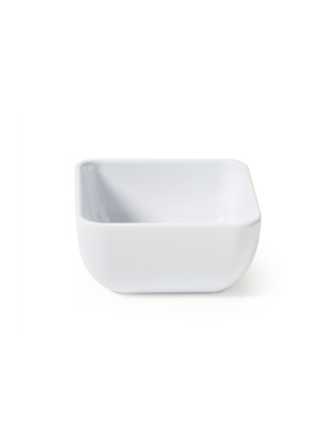 16 oz. (18 oz. Rim-Full), 4.75" Square Bowl w/ Rounded Corners, 2" deep