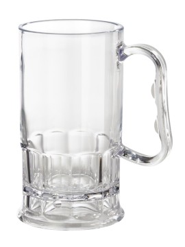 10 oz. (10 oz. Rim-Full), 2.75" (4" w/Handle) Beer Mug, 5" Tall