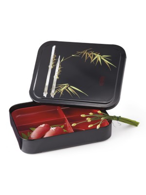 10.75" x 8.25" Bento Box w/Cover, 2.25" Deep