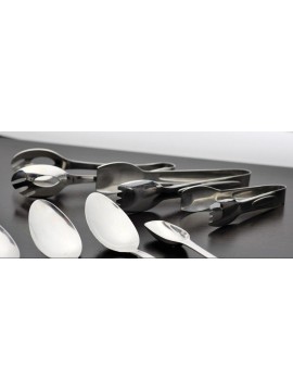 9.5" Stainless Steel Tongs w/ Mirror Finish
