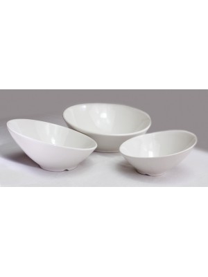 1.1 qt., 15.25" x 7.625" Ceramic Cascading Bowl 1.1 qt., 15.25" x 7.625" Ceramic Cascading Bowl
