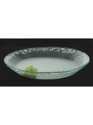 3 qt. Jade Glass Bowl, 15" dia., 2" deep