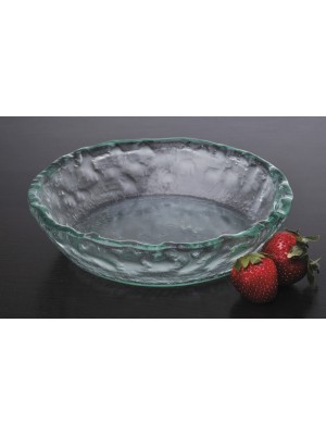 8" Jade Glass Bowl, 2" deep 8" Jade Glass Bowl, 2" deep