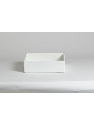 Square Straight Sided Salad Bar Bowl 10  x 10  x 3