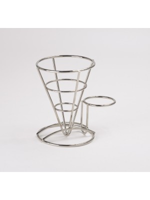 Fry Cone w/ 1 Holder, 5" dia., 7" Tall, 2.75" Holder (Fits 4-84100, 4-84111, 4-84105, ER-020, ER-025, ER-402, S-620, RM-387, F-625, RM-203, S-617) Fry Cone w/ 1 Holder, 5" dia., 7" Tall, 2.75" Holder (Fits 4-84100, 4-84111, 4-84105, ER-020, ER-025, ER-402, S-620, RM-387, F-625, RM-203, S-617)