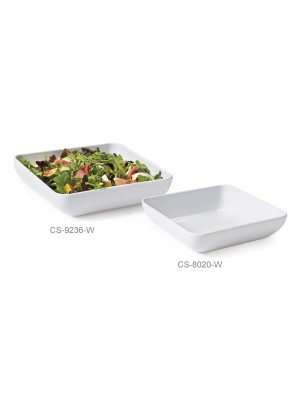 1.5 qt. (1.5 qt. Rim-Full), 8" Square Bowl w/ Rounded Corners, 1.75" deep