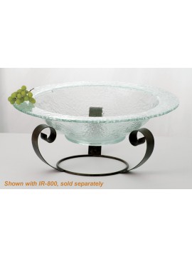 12 qt. Jade Glass Bowl, 22" dia., 5" deep