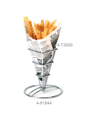 2.5" Square Fry Cone, 5.25" Tall (Fits 4-TA-1000, 4-TA-500, 4-TA-540, 4-TAJ-50)