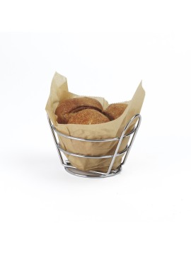 5.375" Round Bucket Basket, 3" Tall