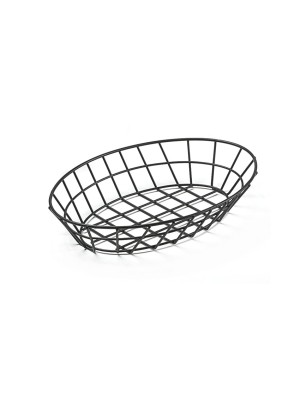 12" x 8.25" Oval Grid Basket, 2" Tall