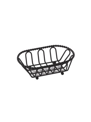7.5" x 4.5" Braided Oval Basket, 2.25" Tall