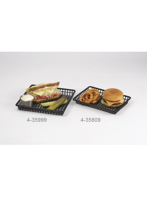 9" x 7" Rectangular Grid Basket, 1.125" Tall