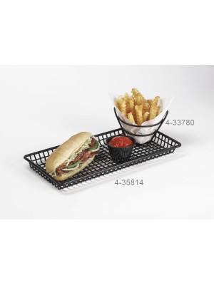 14" x 7" Rectangular Grid Basket, 1" Tall 14" x 7" Rectangular Grid Basket, 1" Tall