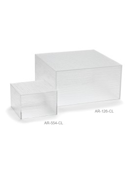 6" Acrylic Cube Riser, 4" tall