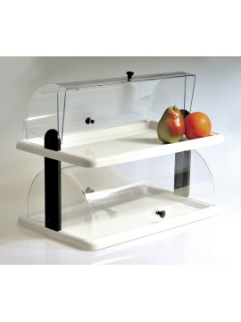 20" x 12" Double-Tier Acrylic Display, 15" Tall