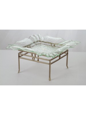 10" Square Riser w/ Satin Finish, 3.5" tall (fits GL-SQFCRN12)