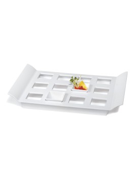 18" x 13" Slotted Display Tray (with 12 Square Slots 2.5” x 2.5”)