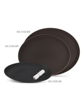 31" x 25" Oval Tray, Non Skid