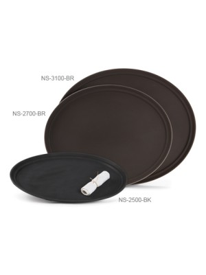 31" x 25" Oval Tray, Non Skid