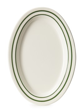 11.5" x 8" Oval Platter, .75" Deep