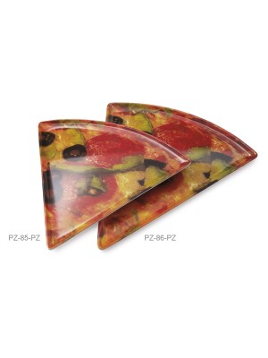 10.25" x 9" Triangle Pizza Plate