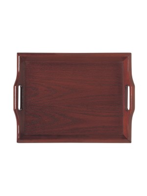 19" x 14.25" Hardwood Room Service Tray