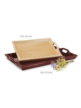 25" x 16" Hardwood Room Service Tray