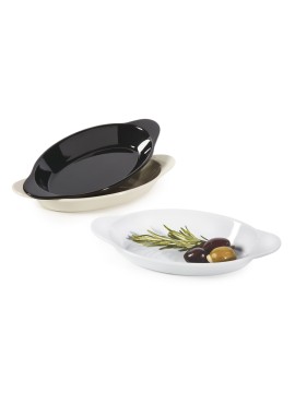 10 oz., 8.5" x 4.5" Oval Side Dish, 1.25" Deep