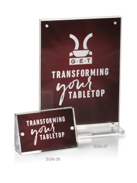 3.5" x 2.25" Magnetic Acrylic Sign Holder